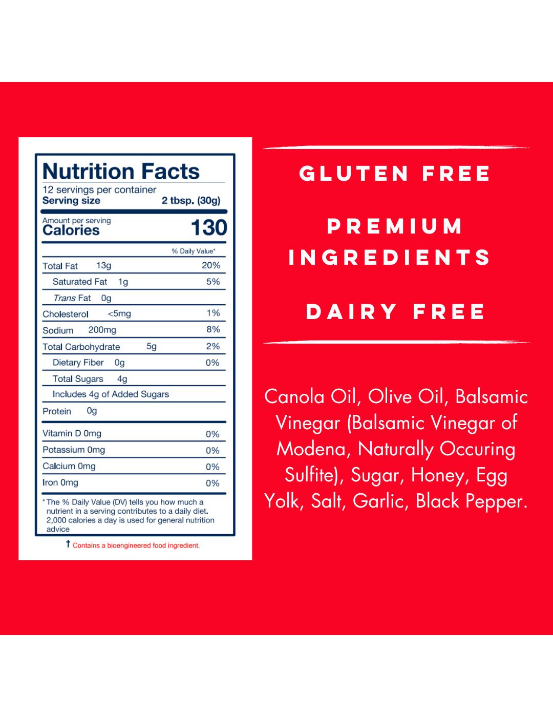 Yo Mama's Honey Balsamic Dressing & Marinade; image 4 of 5