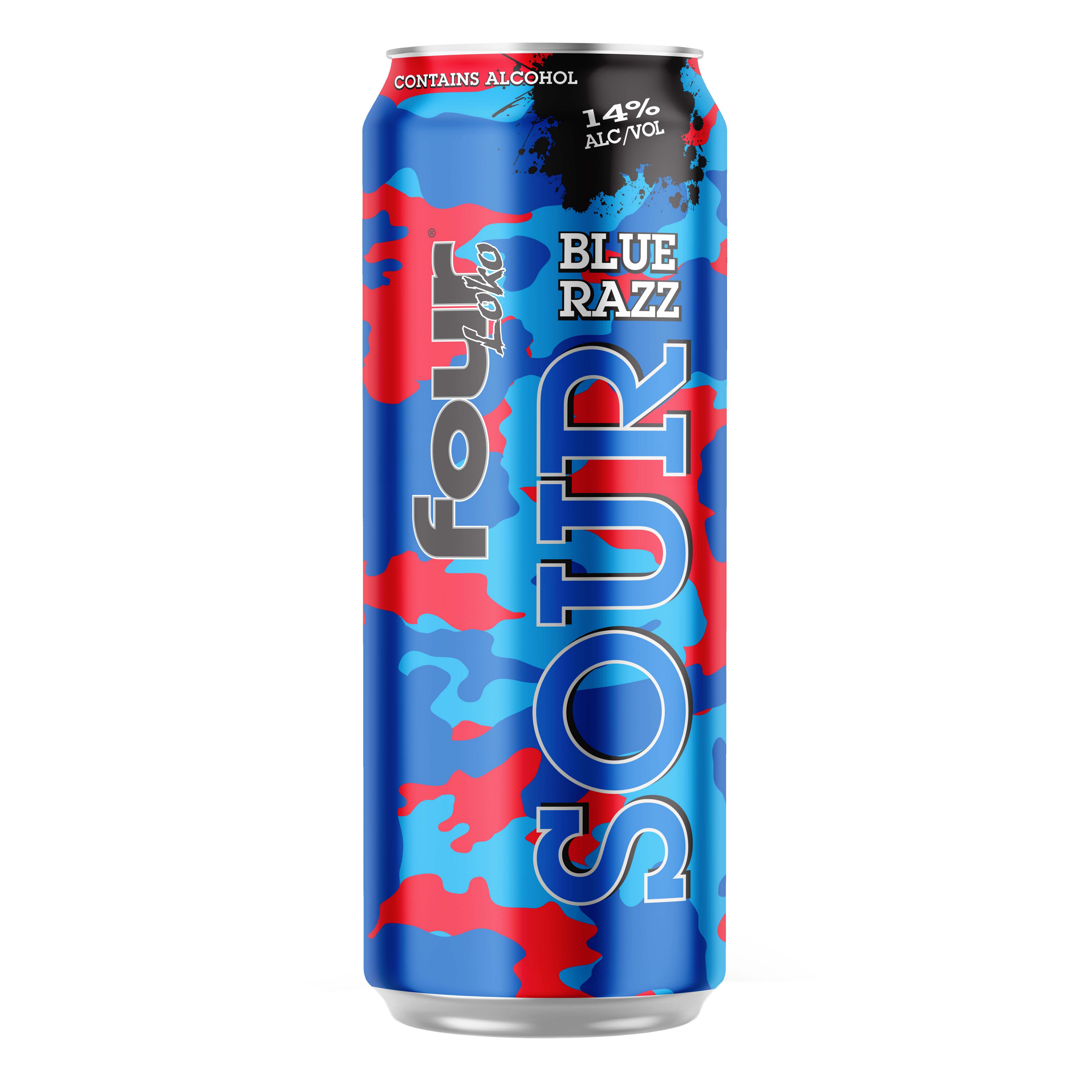 Four Loko Phusion Sour Blue Razz - Shop Malt beverages & coolers at H-E-B