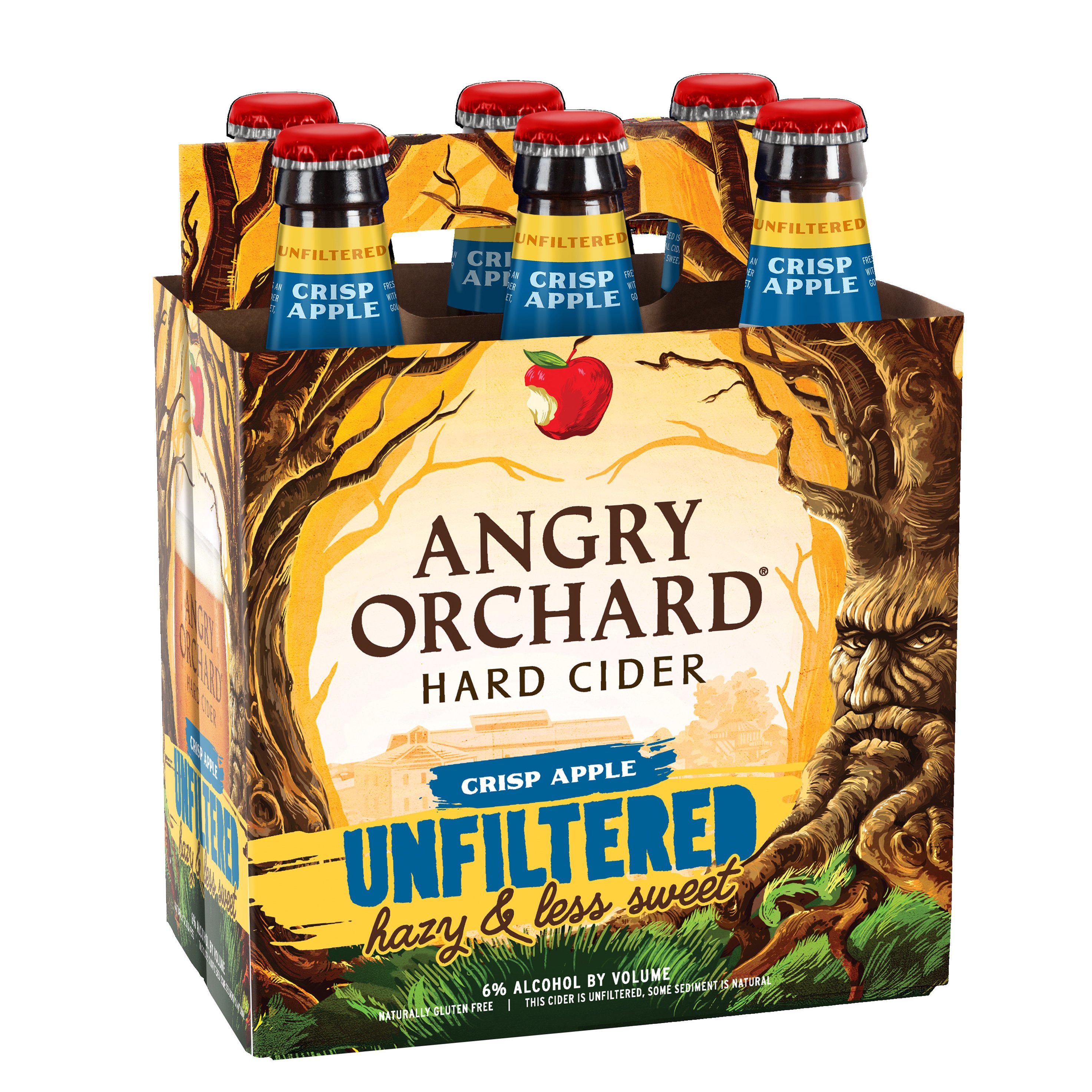 Angry Orchard Unfiltered Crisp Apple Hard Cider 12 oz Bottles - Shop