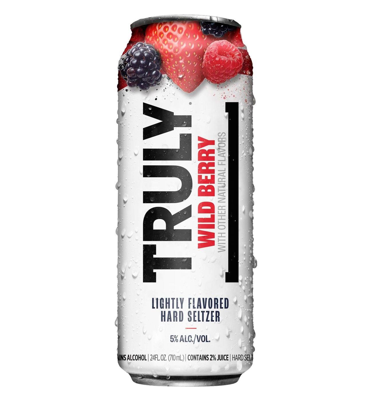 Truly TRULY Hard Seltzer Wild Berry Can; image 1 of 2