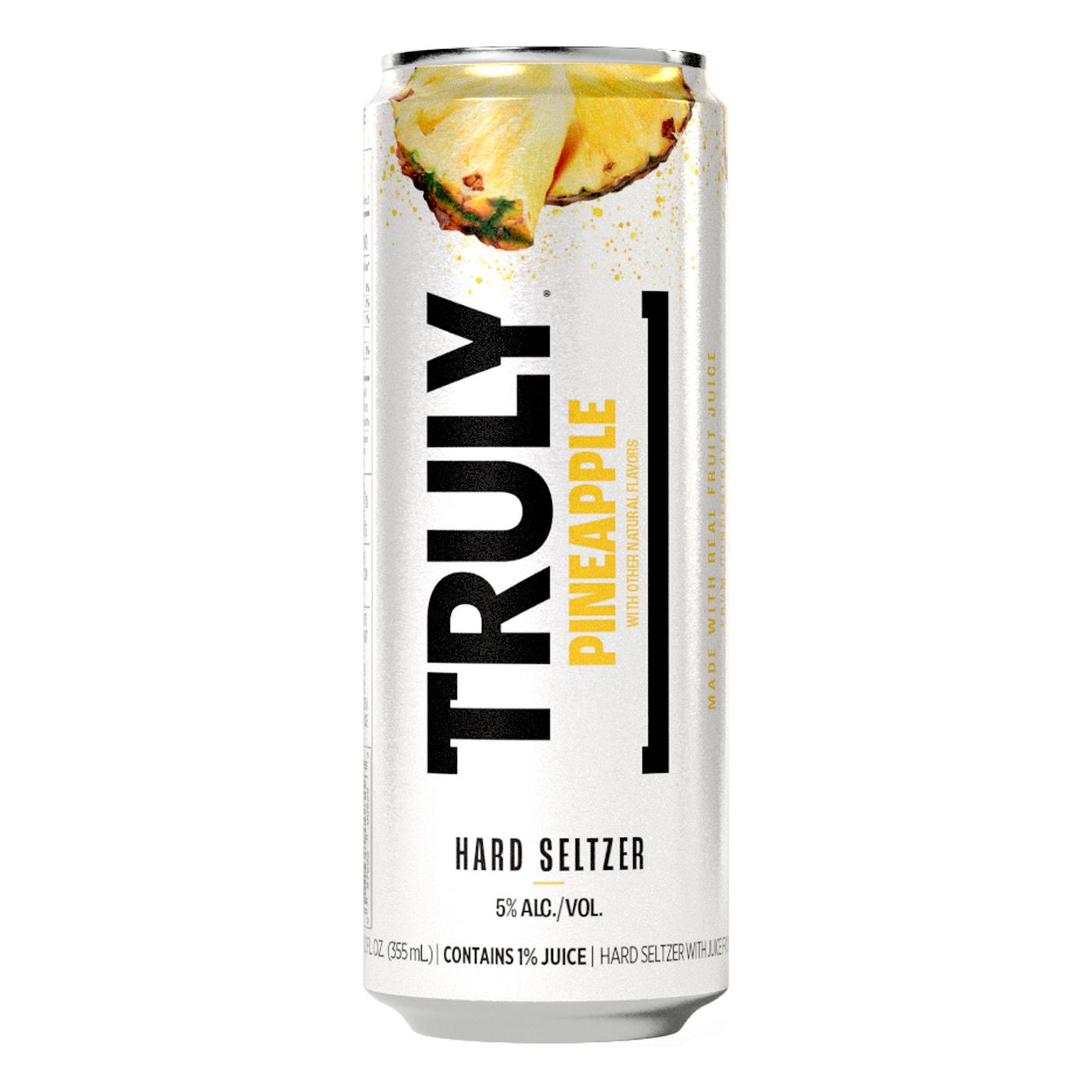 Truly Pineapple Hard Seltzer 6 pk Cans; image 2 of 4