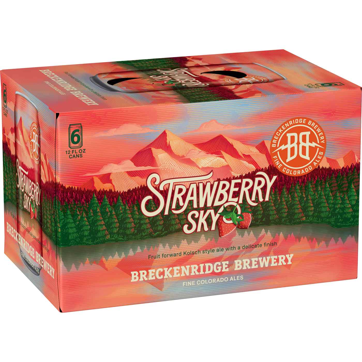 Breckenridge Strawberry Sky Beer 12 oz Cans; image 1 of 2