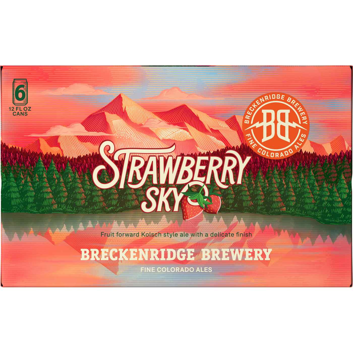 Breckenridge Strawberry Sky Beer 12 oz Cans; image 2 of 2