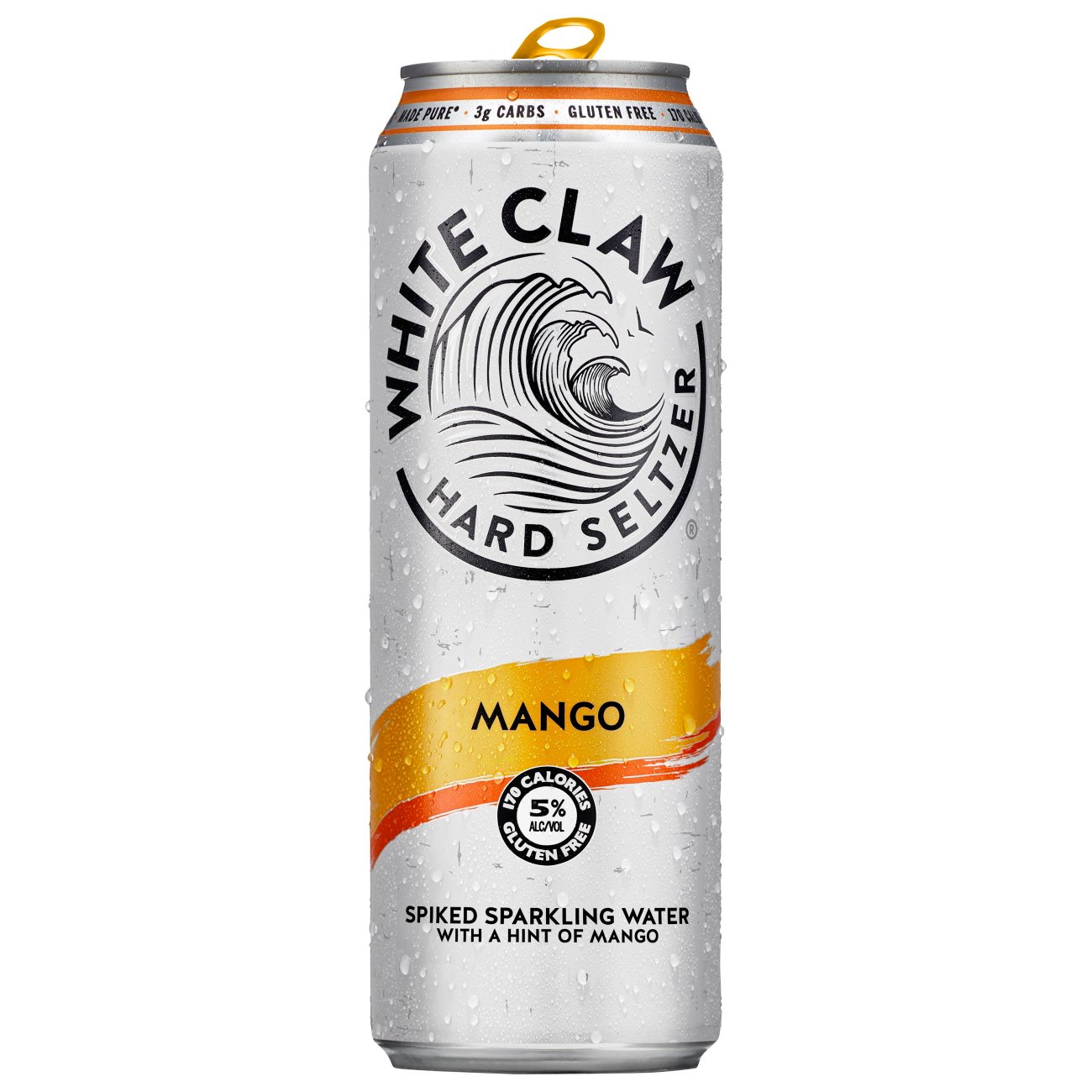 White Claw Mango Hard Seltzer Can Shop Malt Beverages Coolers At H E B