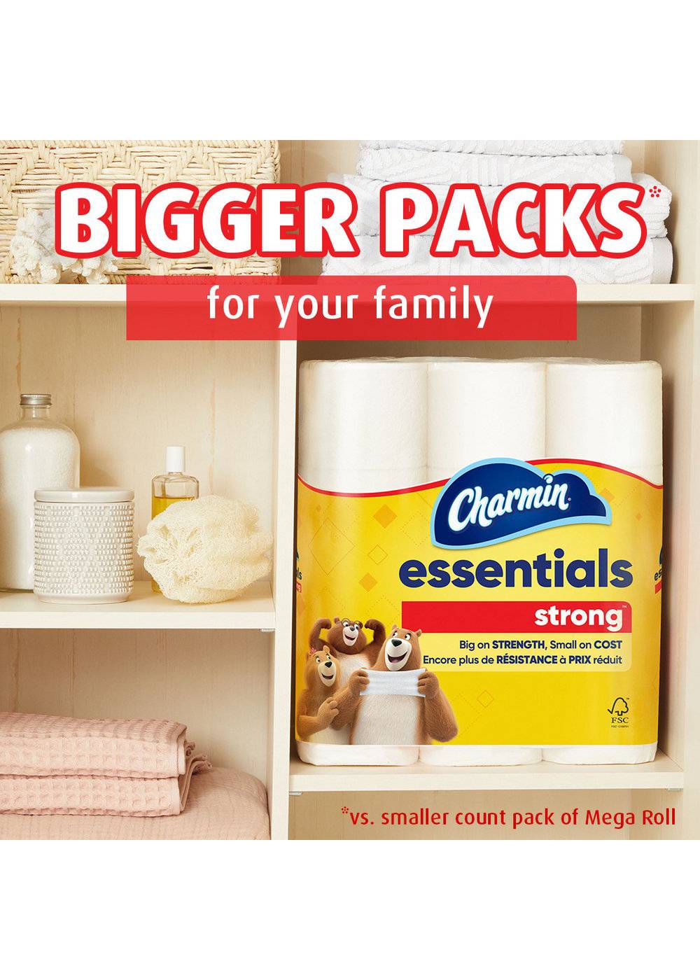Charmin Essentials Strong Toilet Paper; image 5 of 6