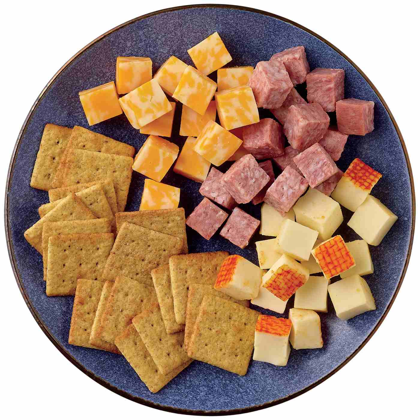 Meal Simple by HEB Snack Tray Salami, Cheese & Wheat Crisps Shop