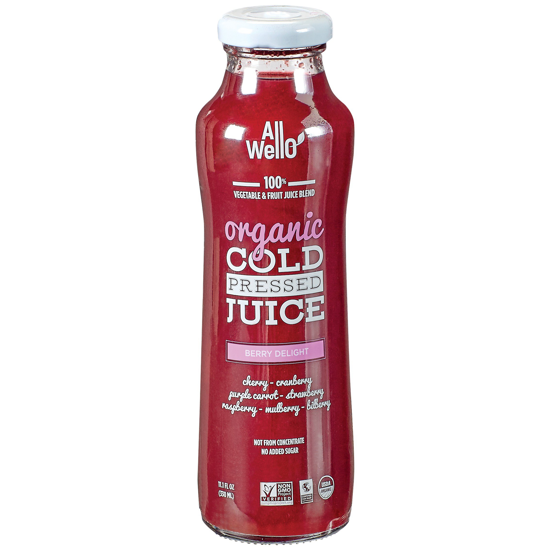 AllWellO Berry Delight Organic Cold Pressed Juice Shop Juice at HEB