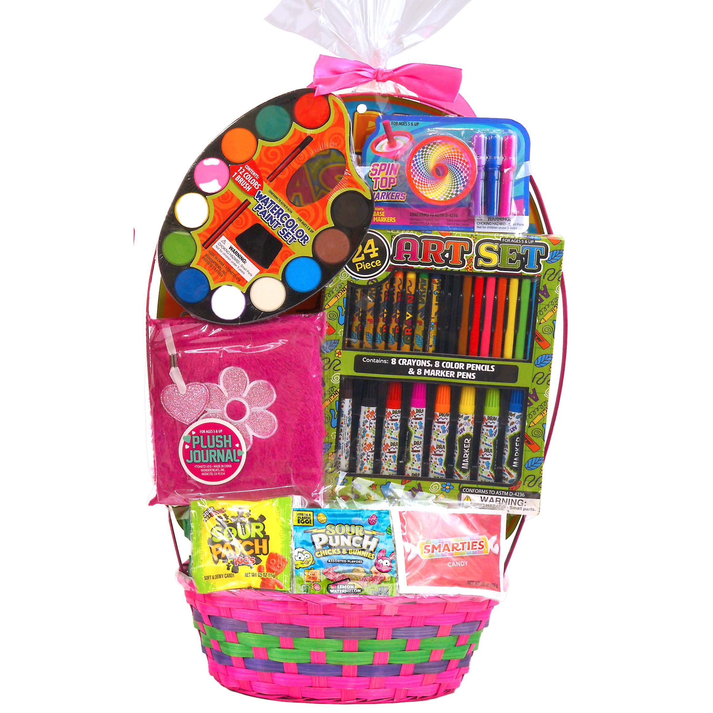 Wondertreats Art Theme Easter Gift Basket Shop Seasonal decor at HEB