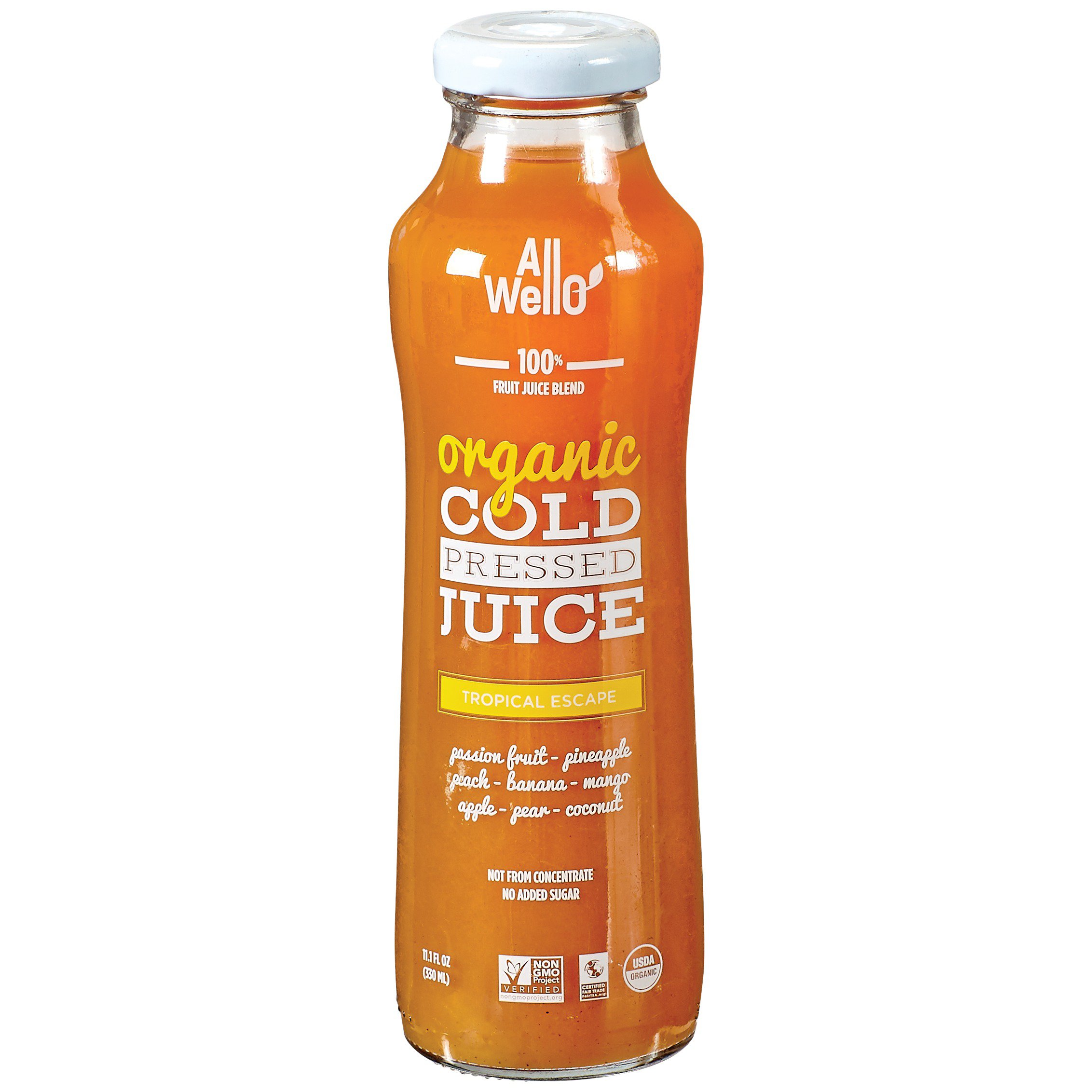 Allwello Tropical Escape Organic Cold Pressed Juice Shop Juice At H E B