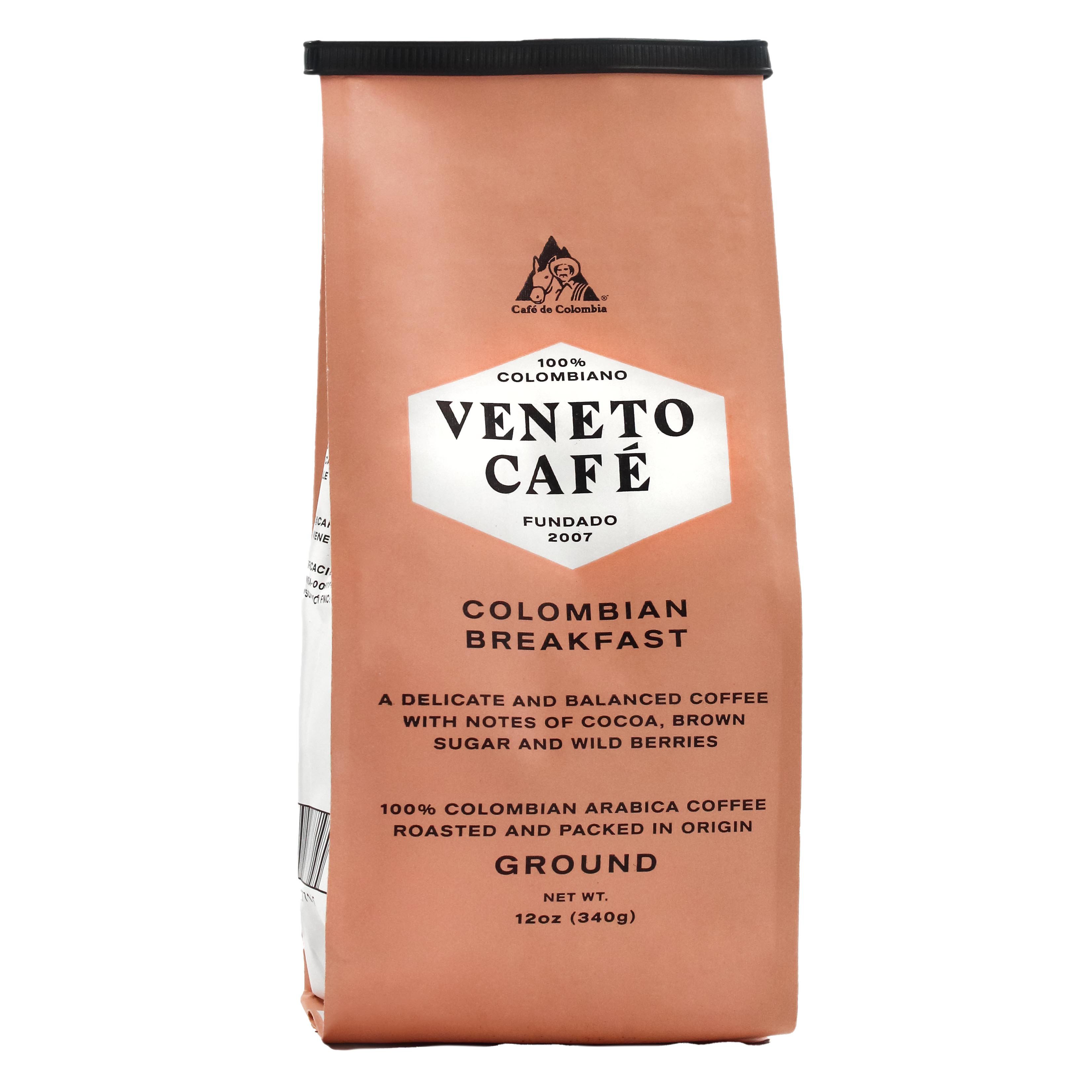 Cafe Organic Colombian Breakfast Ground Coffee