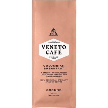 Veneto Cafe 100% Colombian Breakfast Ground Coffee