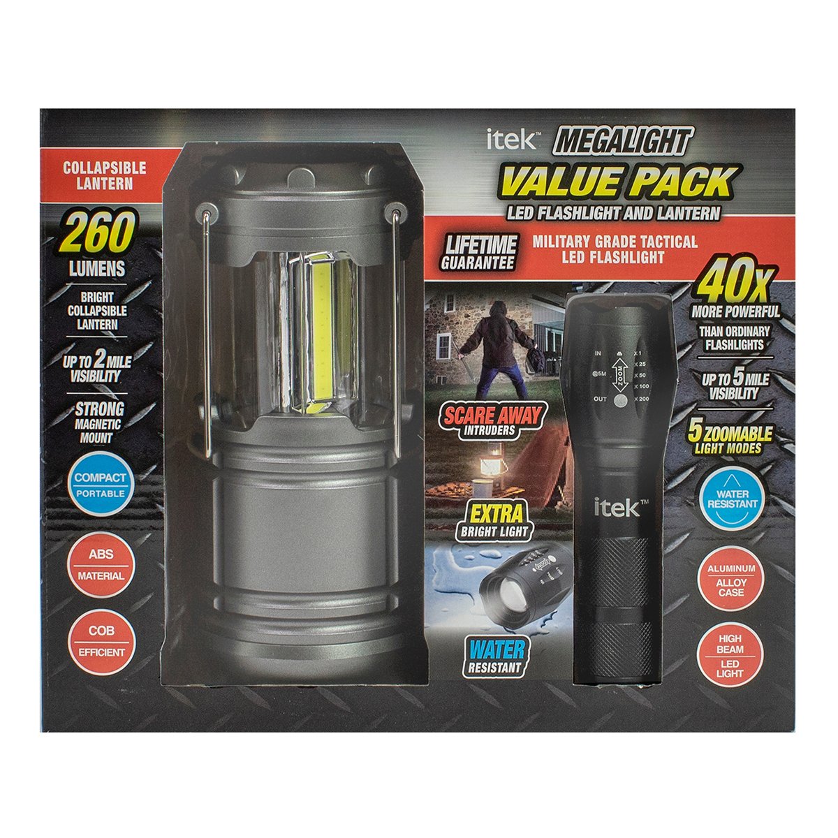 Itek Megalight LED Flashlight & Lantern Shop Flashlights at HEB
