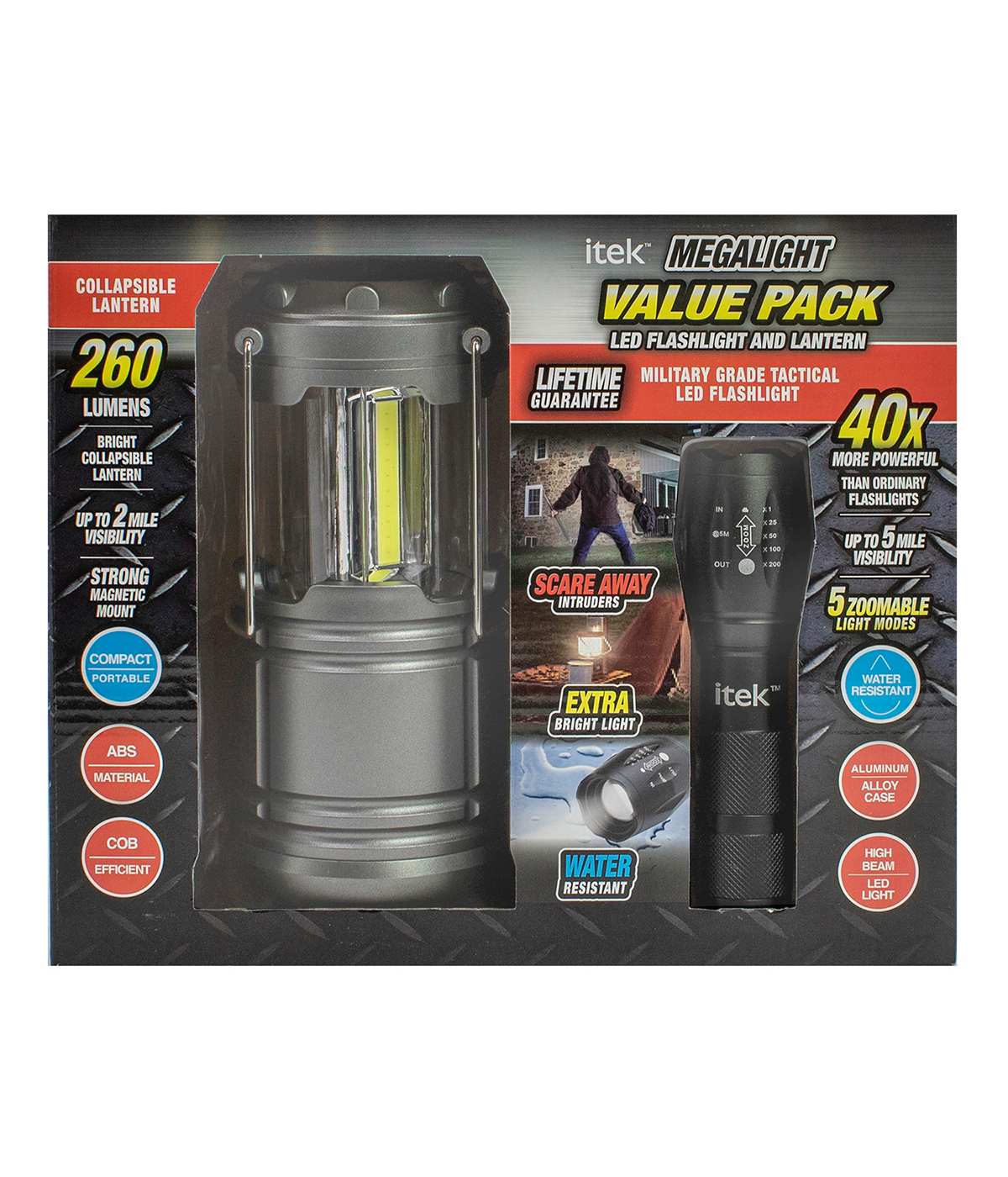 Itek Megalight LED Flashlight & Lantern; image 1 of 2