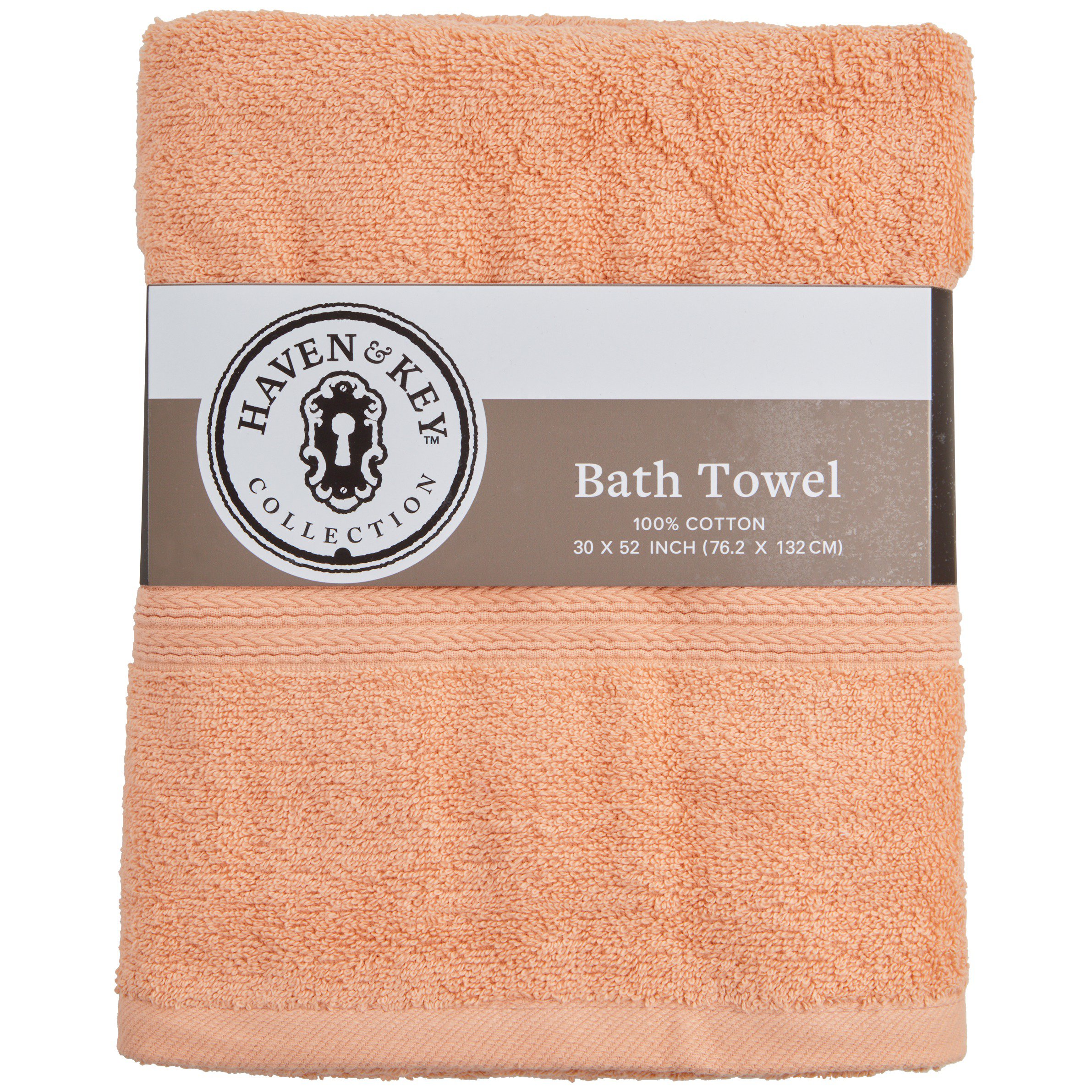 Haven & Key Blush Bath Towel - Shop Towels & Washcloths at H-E-B