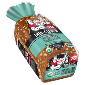 Dave's Killer Bread Sprouted Whole Grains Thin Sliced Organic Bread