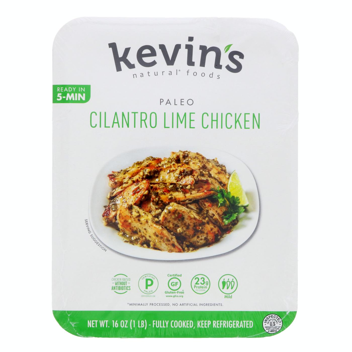 Kevin's Natural Foods Paleo Cilantro Lime Chicken; image 1 of 3