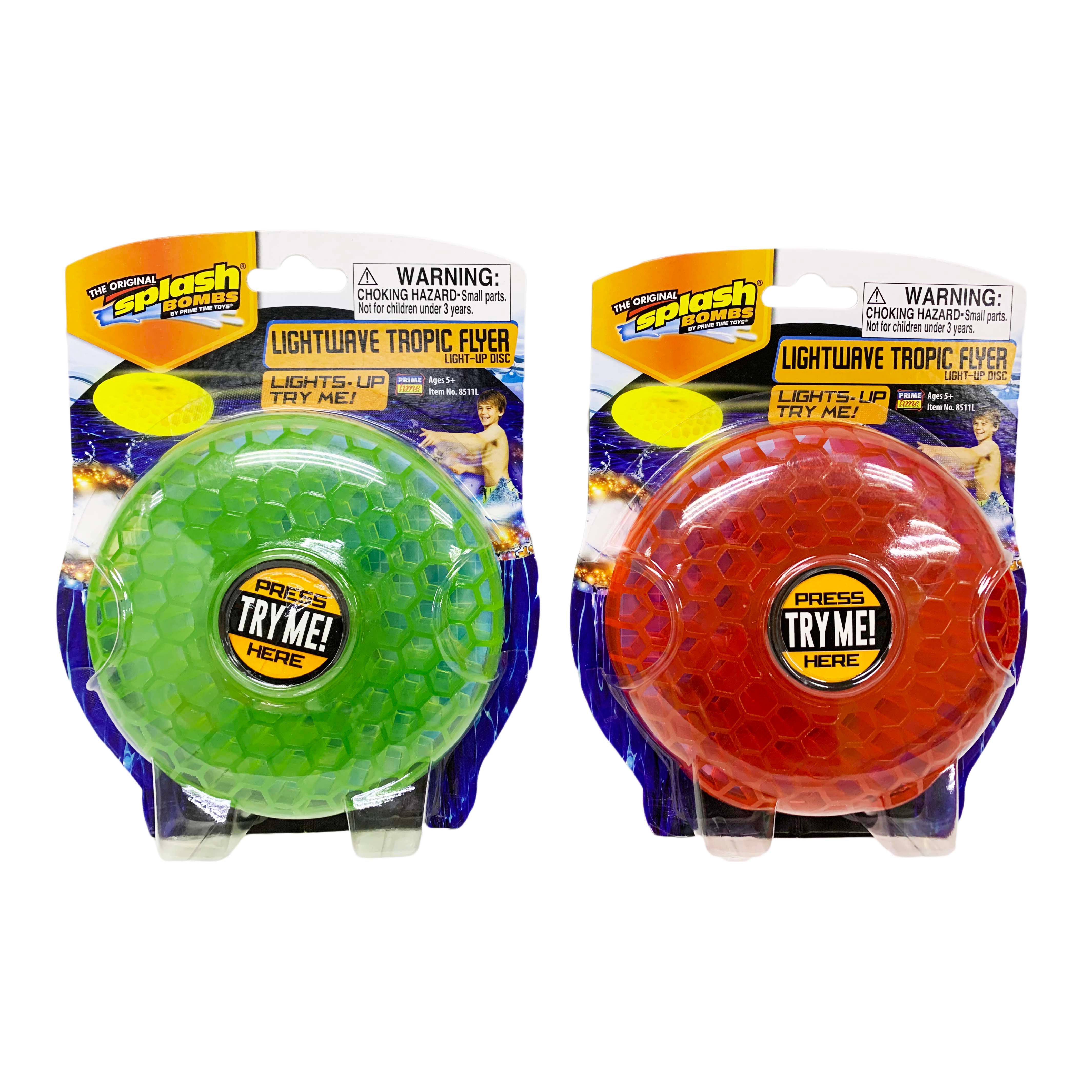 Prime Time Toys Splash Bombs Lightwave Tropic Flyer, Assorted Shop