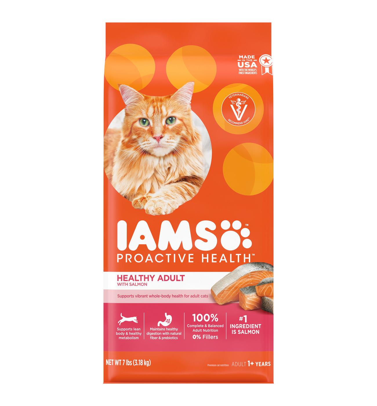 IAMS ProActive Health Salmon & Tuna Adult Dry Cat Food; image 1 of 5