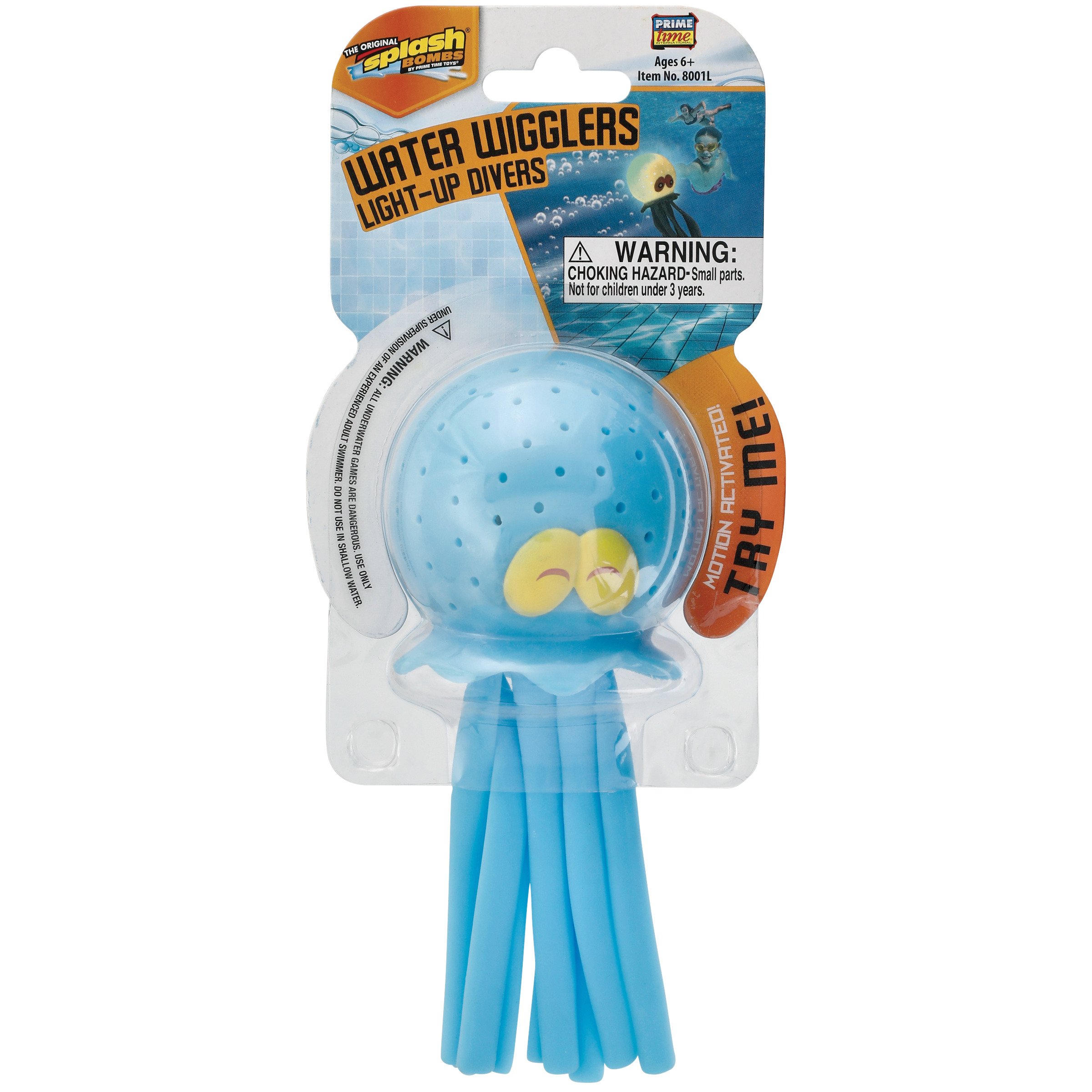 Splash Bombs Water Wiggler LightUp Diver Assorted Colors Shop Toys