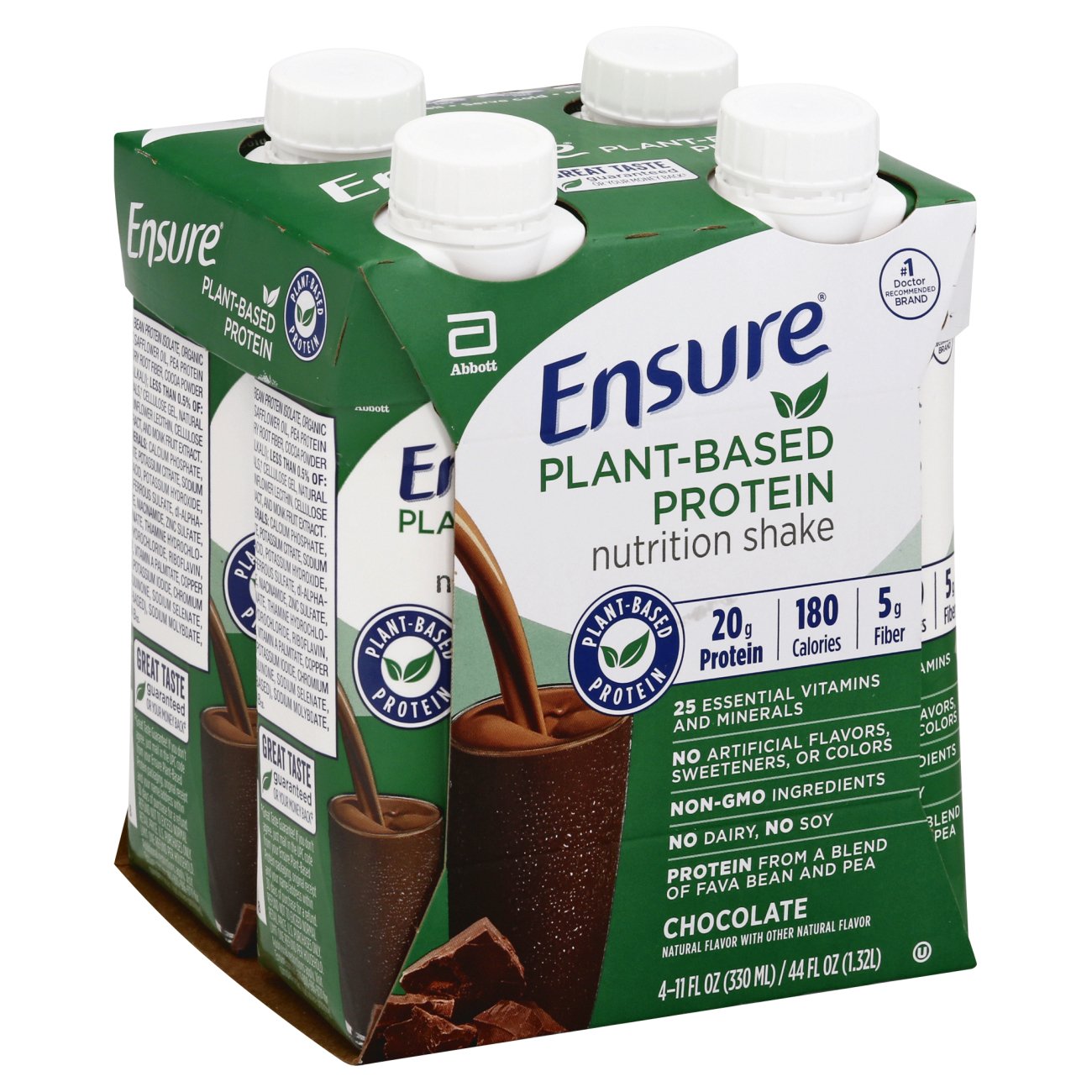 Ensure Ensure Plant Based Protein Nutrition Shake Chocolate - Shop Diet ...