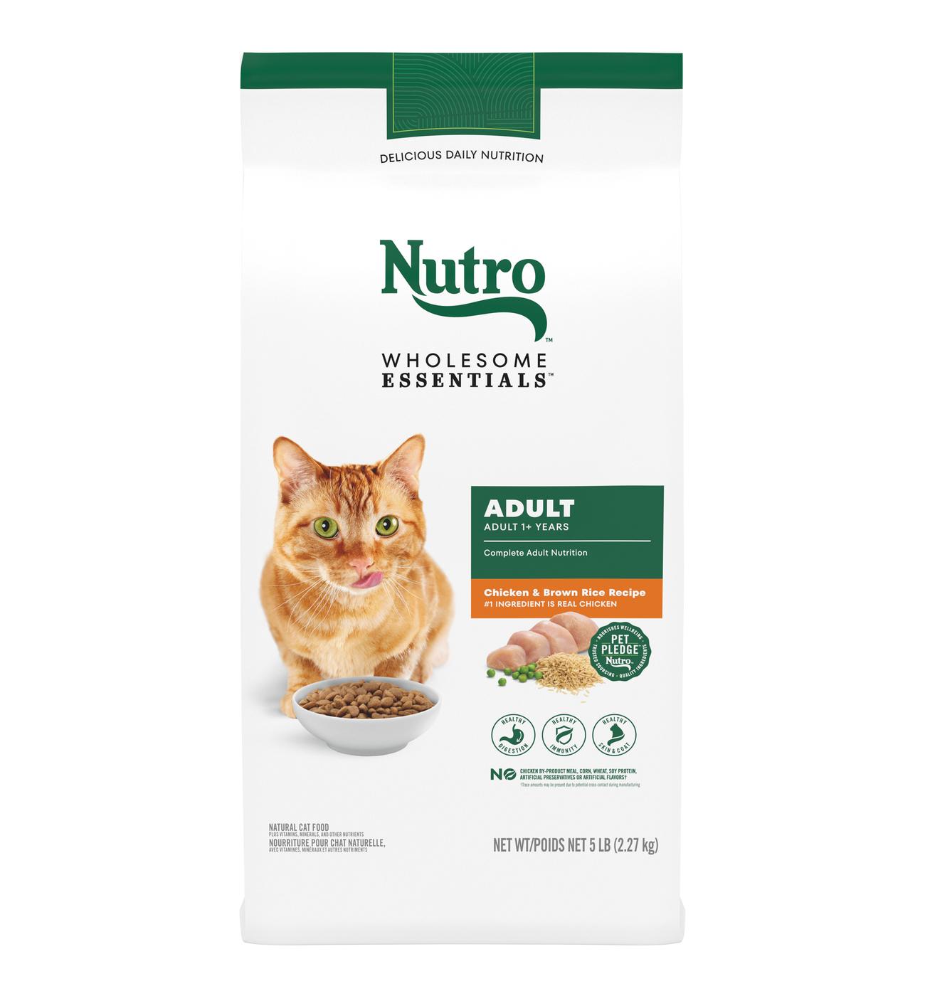 Nutro Wholesome Essentials Chicken Adult Dry Cat Food; image 1 of 4