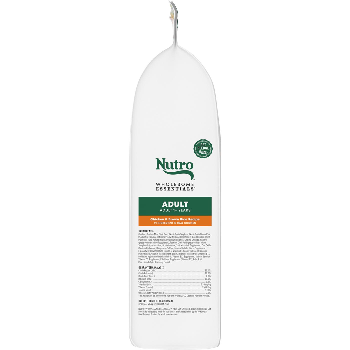Nutro Wholesome Essentials Chicken Adult Dry Cat Food; image 4 of 4