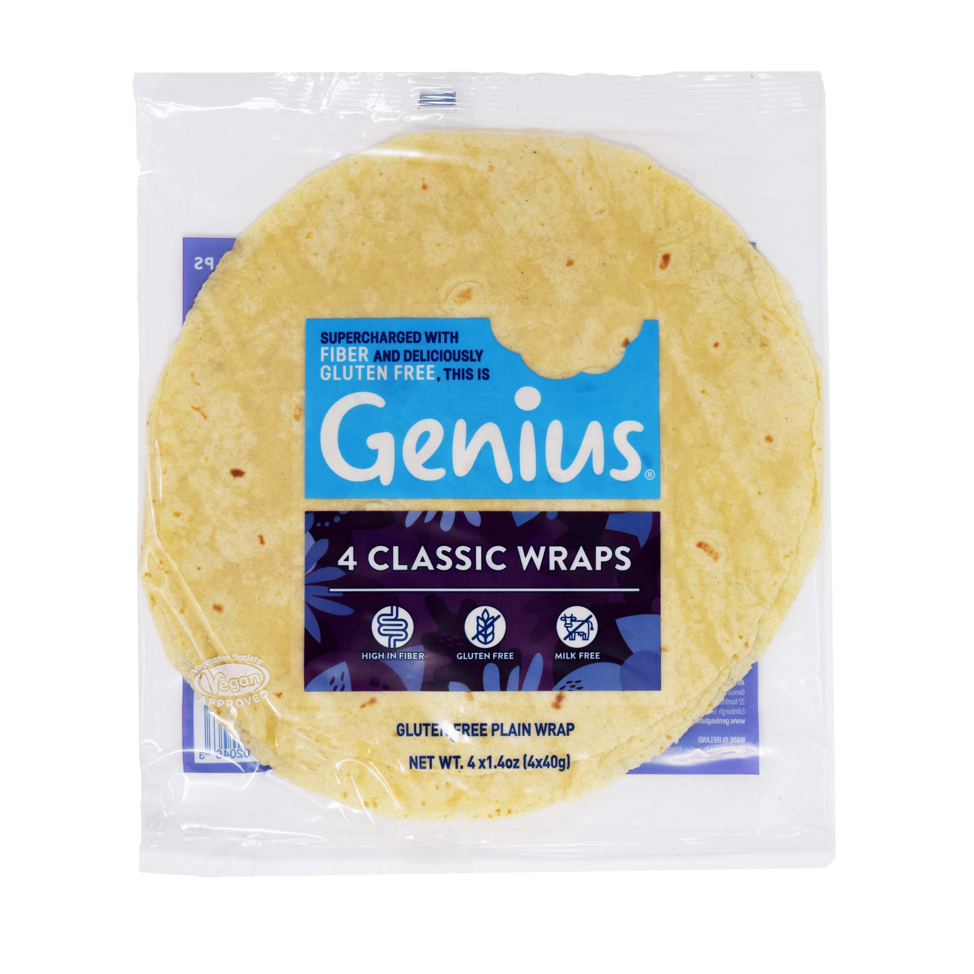 Genius Gluten Free Classic Wraps Shop Bread at HEB