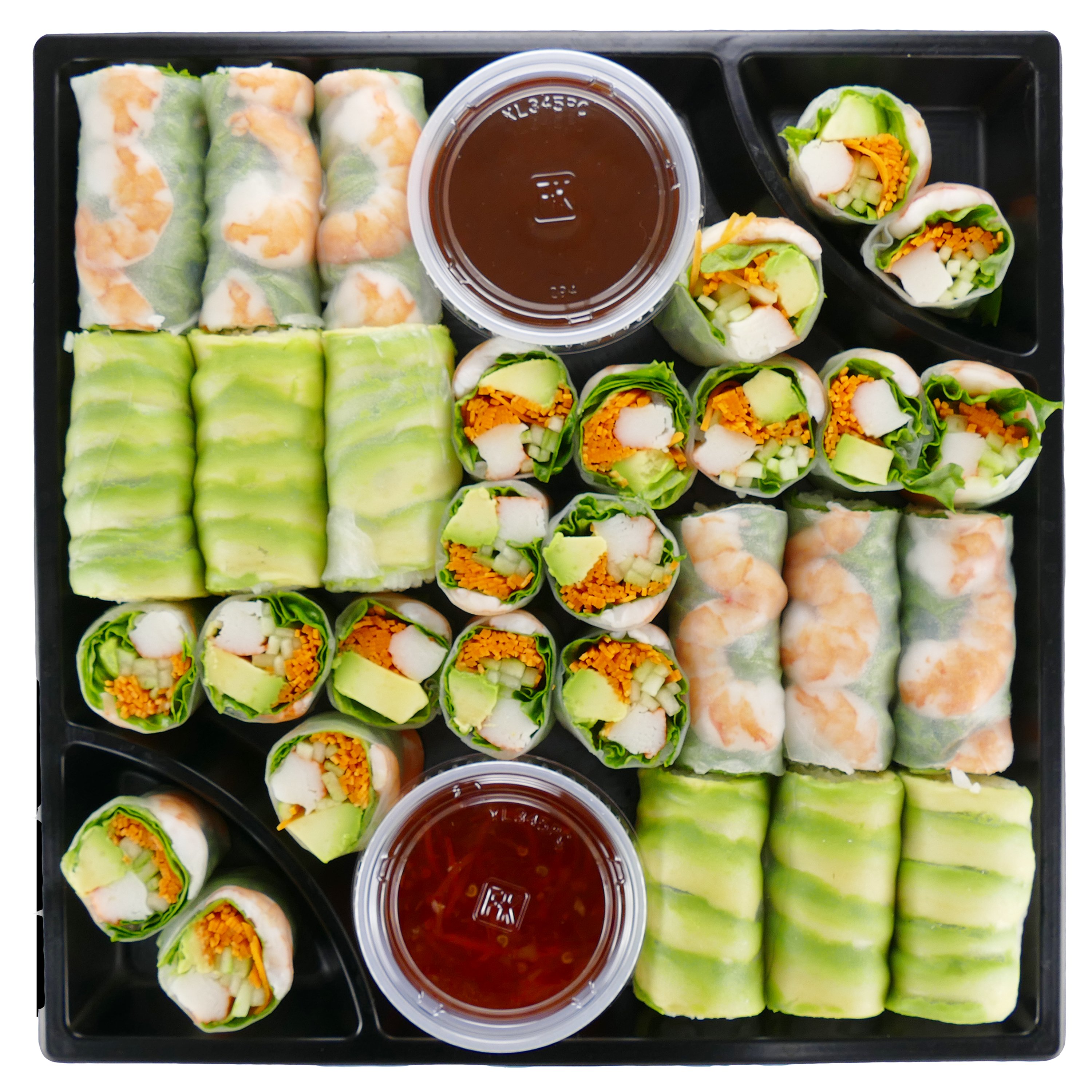 HEB Sushiya Party Tray Summer & Spring Rolls Shop Party Trays at