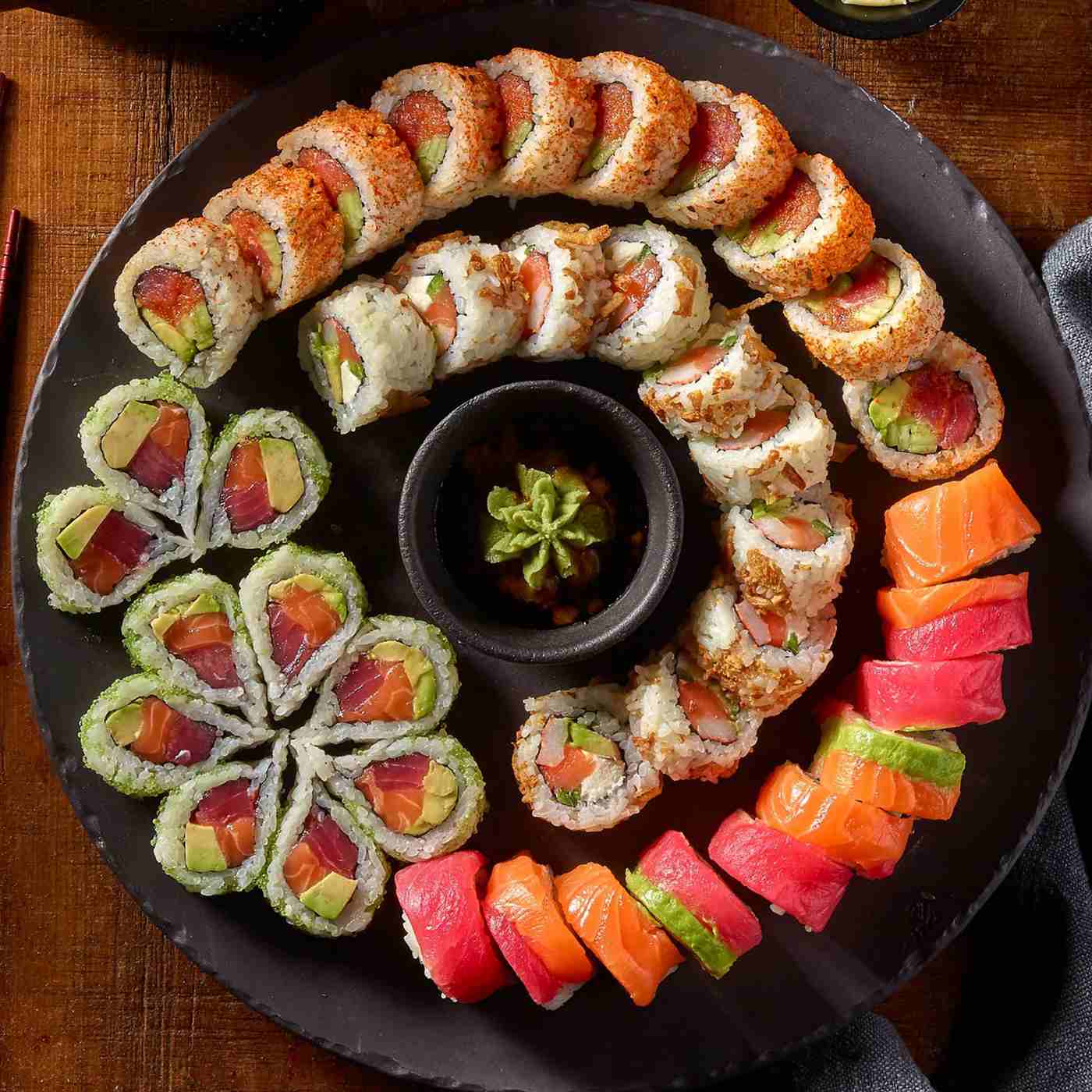 H-E-B Sushiya Sushi Party Tray - Rainbow Plus; image 3 of 3