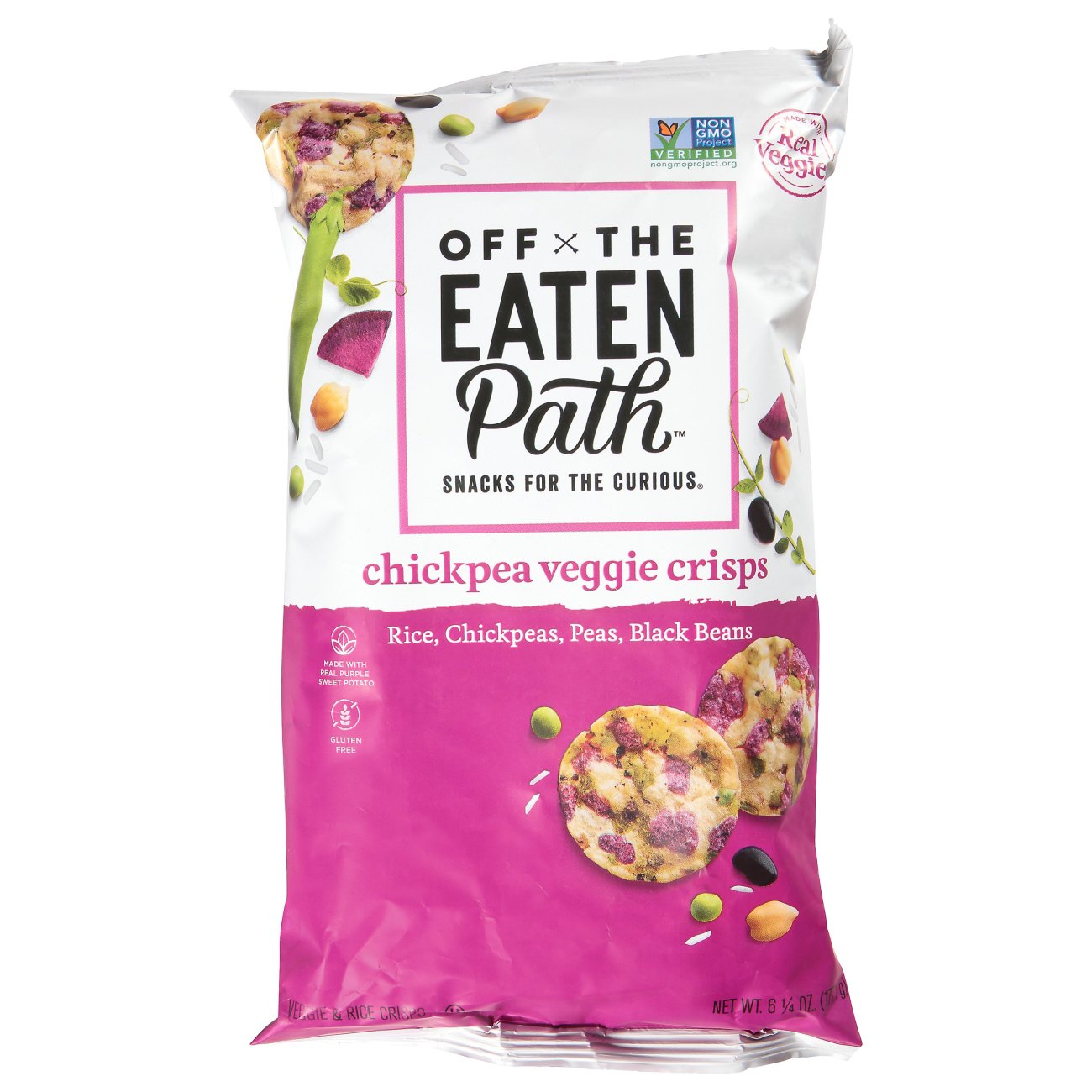 Off The Eaten Path Chickpea Veggie Crisps Shop Chips At H E B