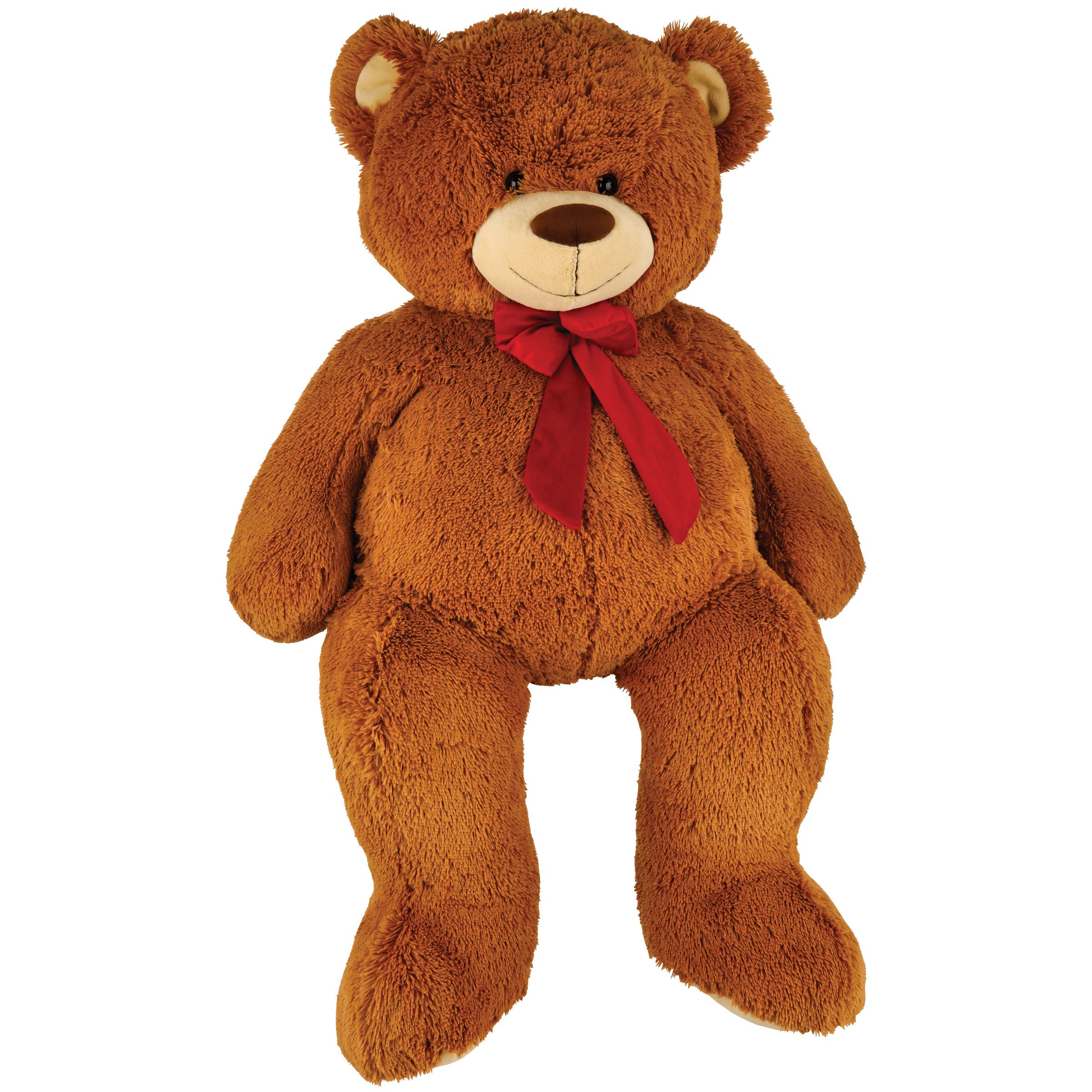 teddy bear with red bow