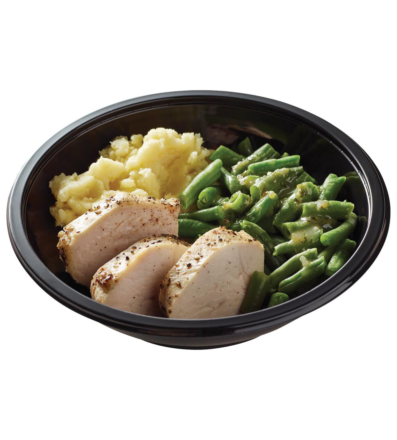 H-E-B Meal Simple Roasted Turkey Mashed Potatoes and Green Beans; image 3 of 4