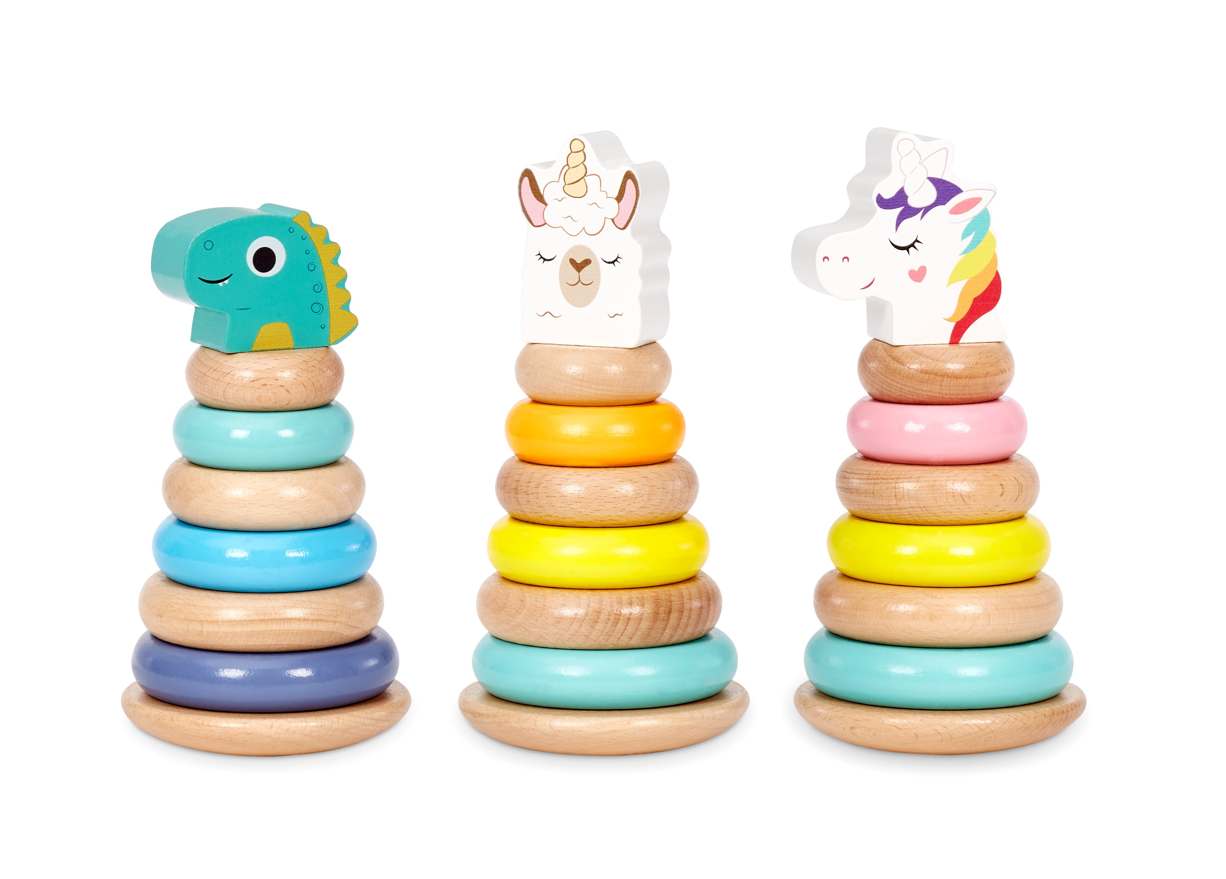 wooden critters shape stacker