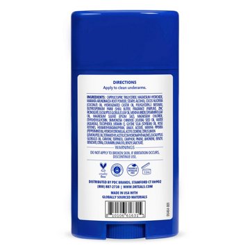 Dr Teal's Aluminum Free Deodorant Solid - Eucalyptus & Spearmint, 2.5 oz