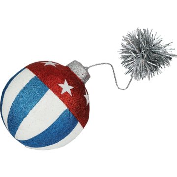FC Young Patriotic 3D Firework Bomb Tabletop Decor, 6"