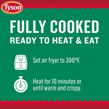 Tyson Frozen Baked Chicken Breast Nuggets, 25 oz