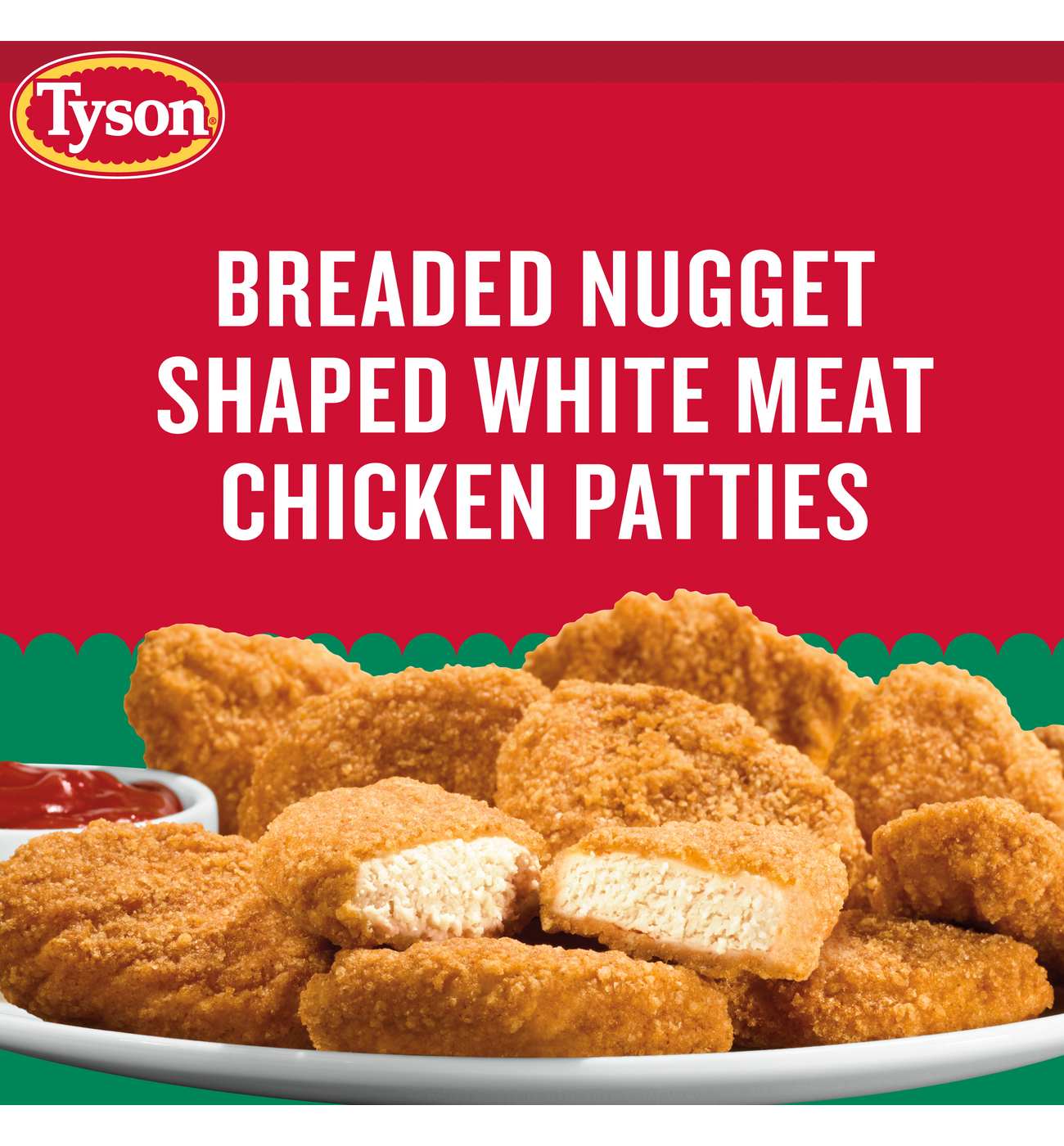 Tyson Frozen Baked Chicken Breast Nuggets; image 3 of 8