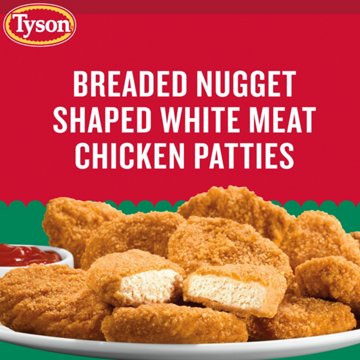 Tyson Frozen Baked Chicken Breast Nuggets, 25 oz