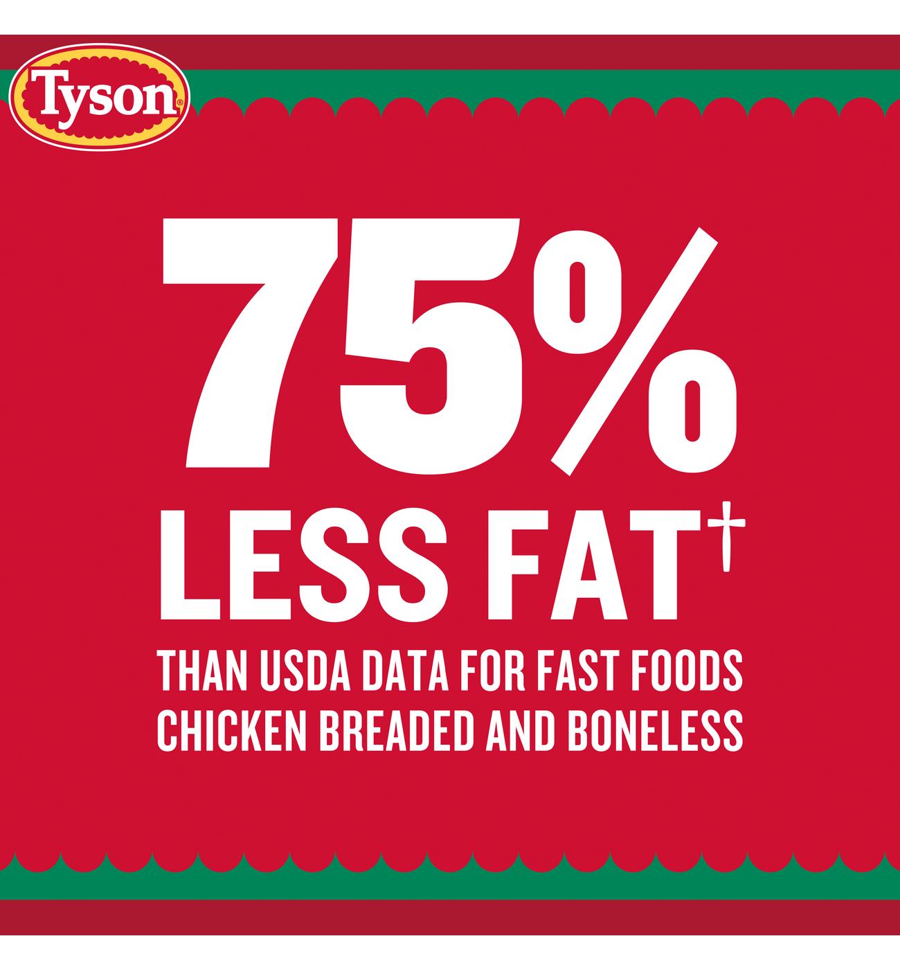 Tyson Frozen Baked Chicken Breast Nuggets; image 8 of 8