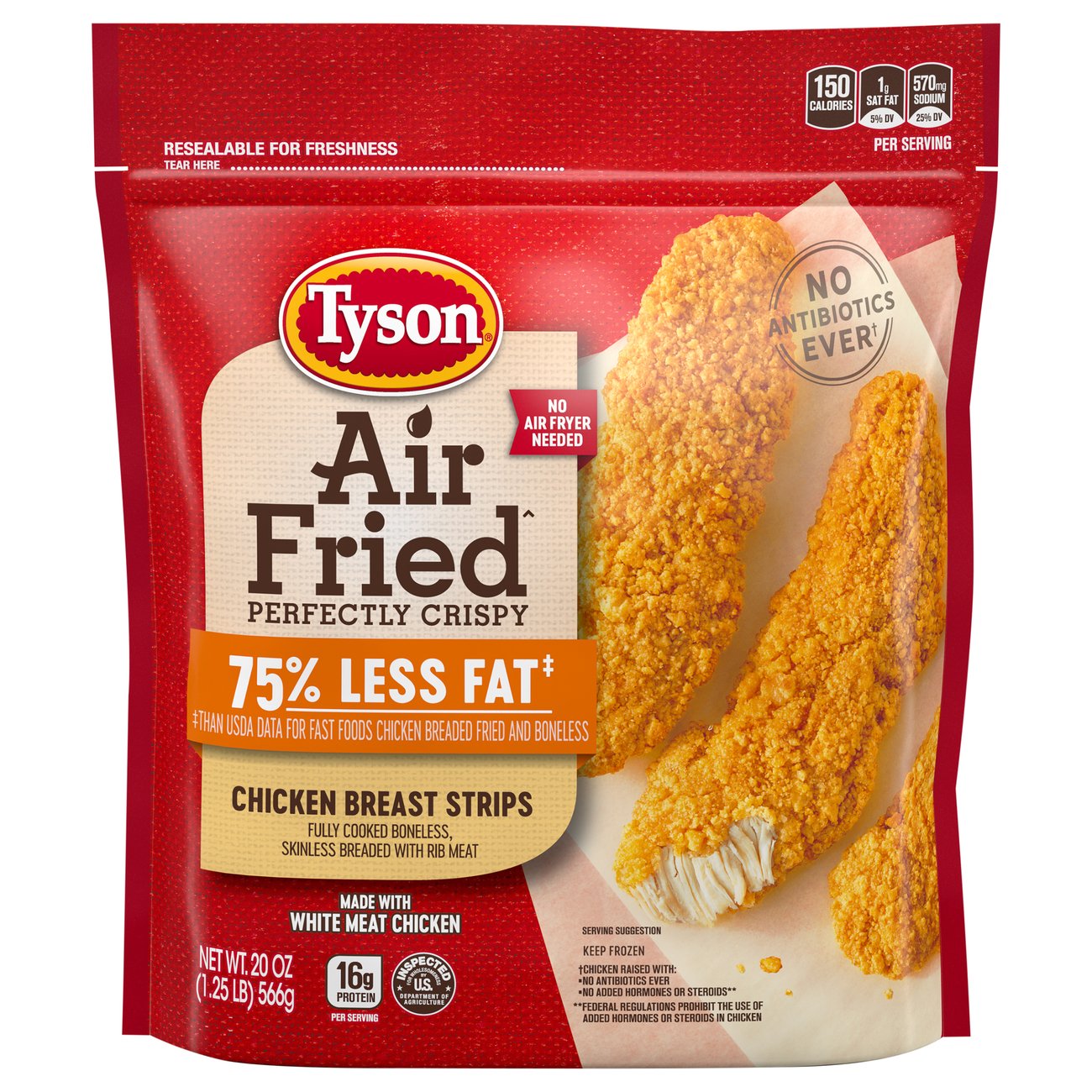 Tyson Air Fried Chicken Strips - Shop Chicken at H-E-B