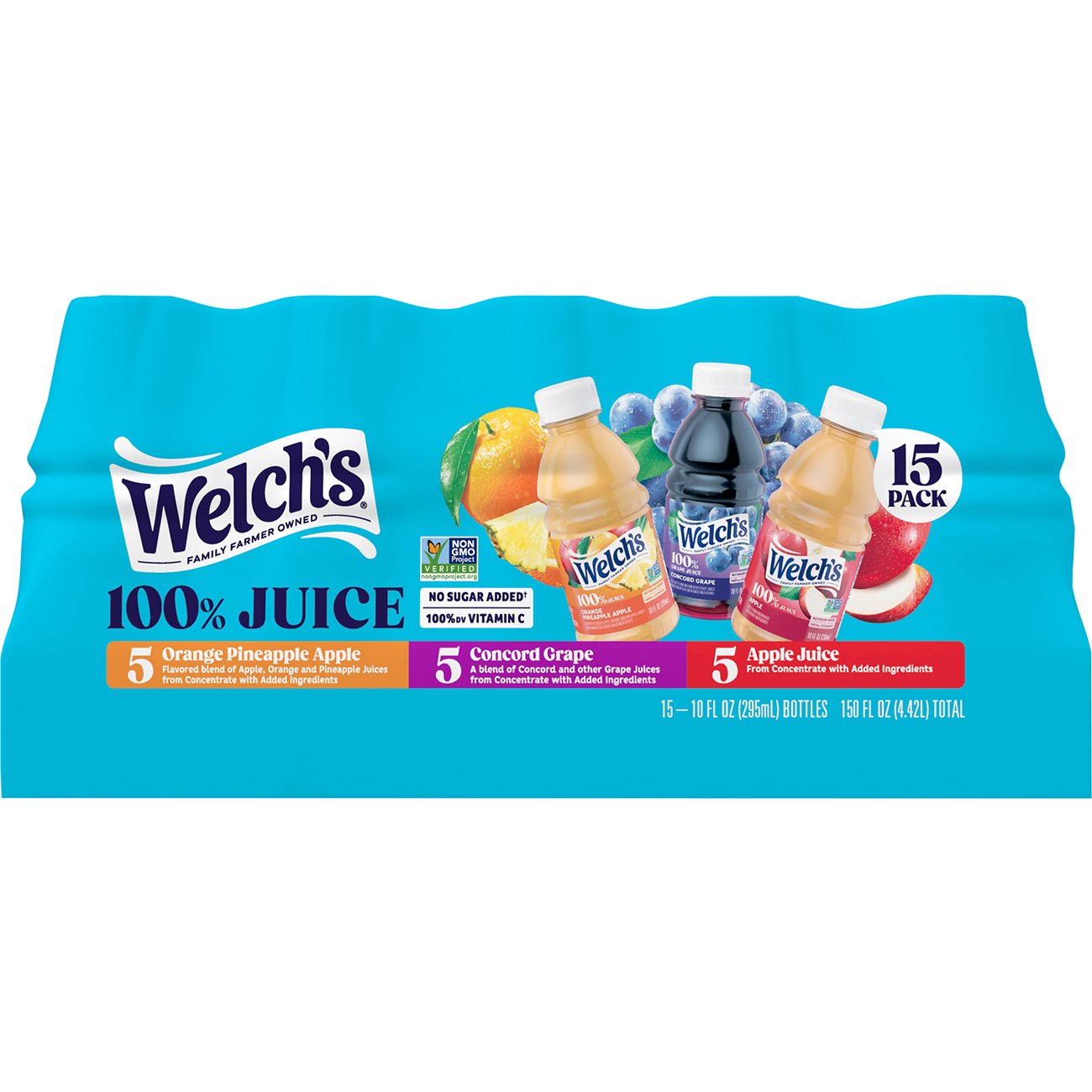 Welch's 100 Juice Variety Pack 10 oz Bottles Shop Juice at HEB