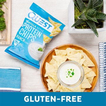 Quest Tortilla Style 19g Protein Chips - Ranch, 1.1 oz