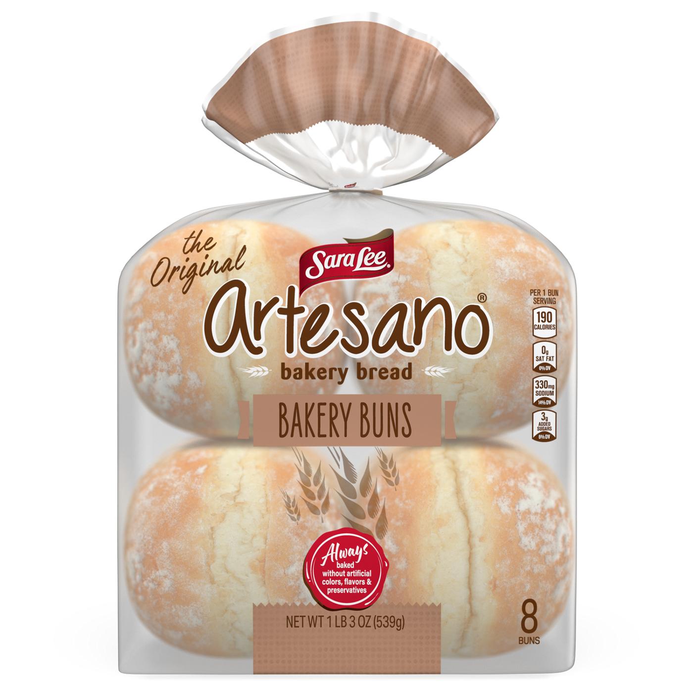 Sara Lee Artesano White Bakery Buns; image 5 of 8