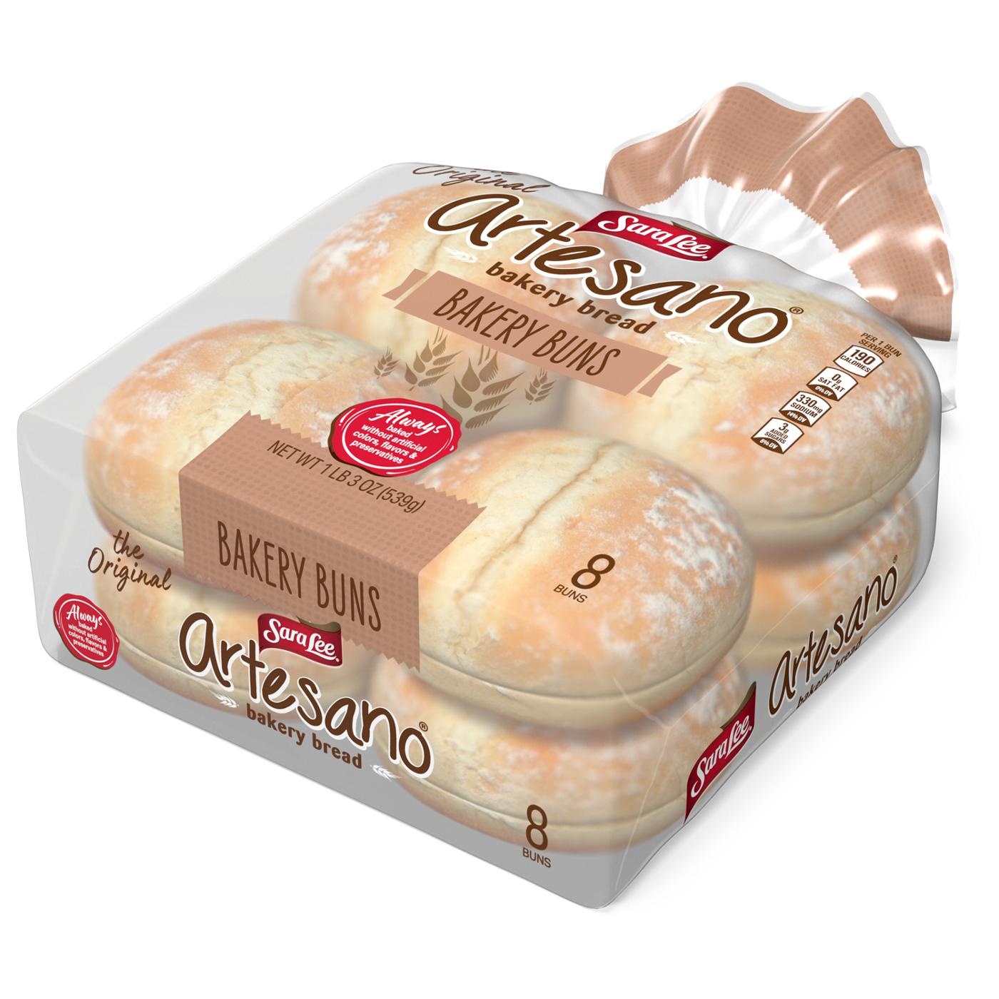 Sara Lee Artesano White Bakery Buns; image 6 of 8