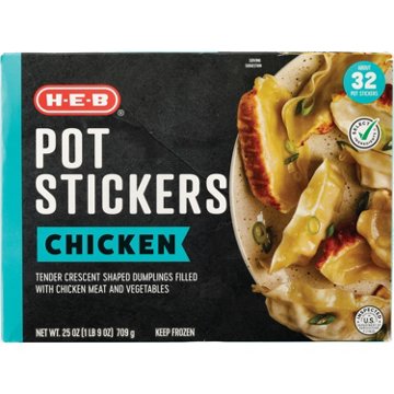 H-E-B Frozen Chicken Potstickers, 25 oz