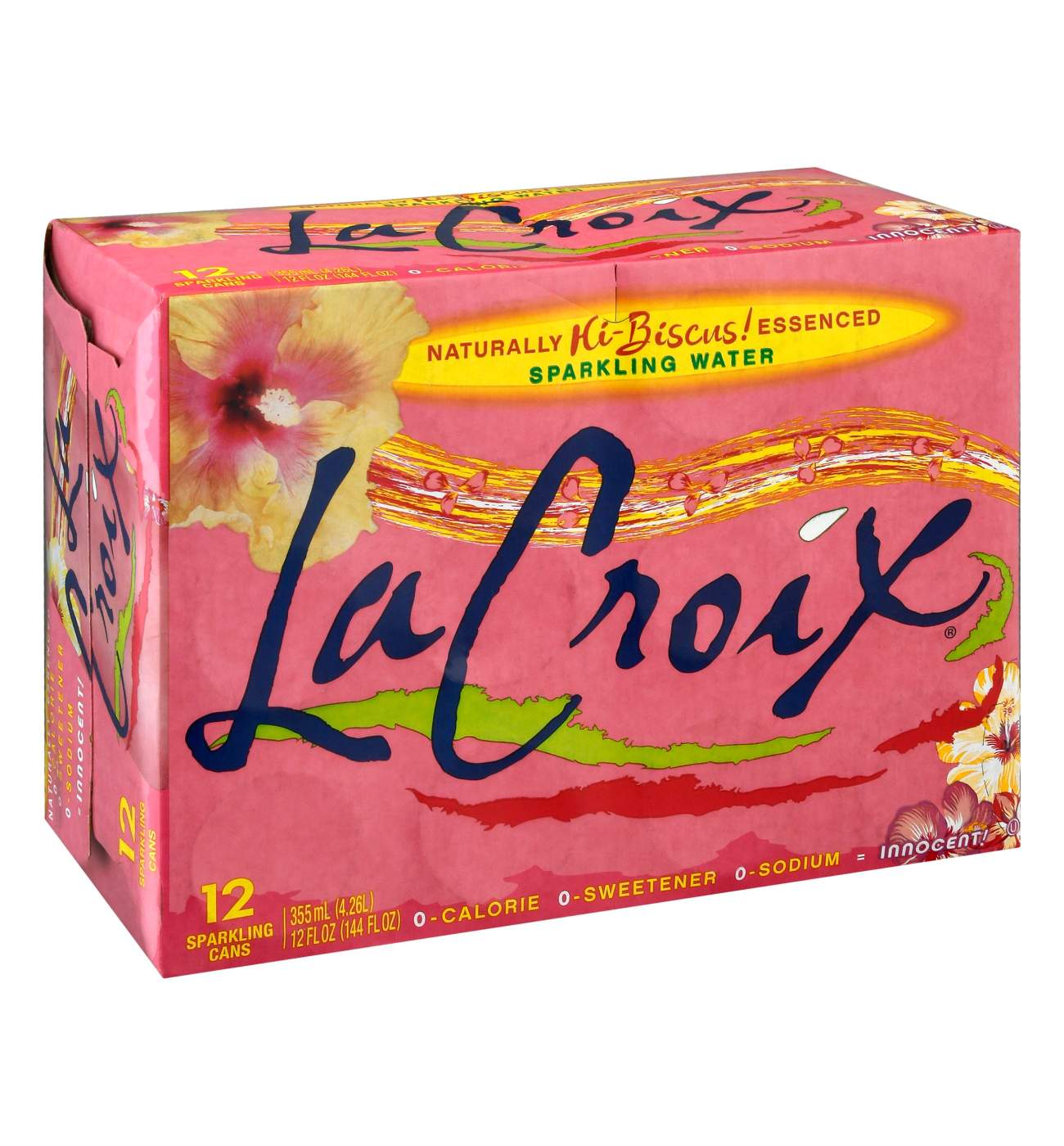LaCroix Hi-Biscus Sparkling Water 12 oz Cans; image 1 of 2