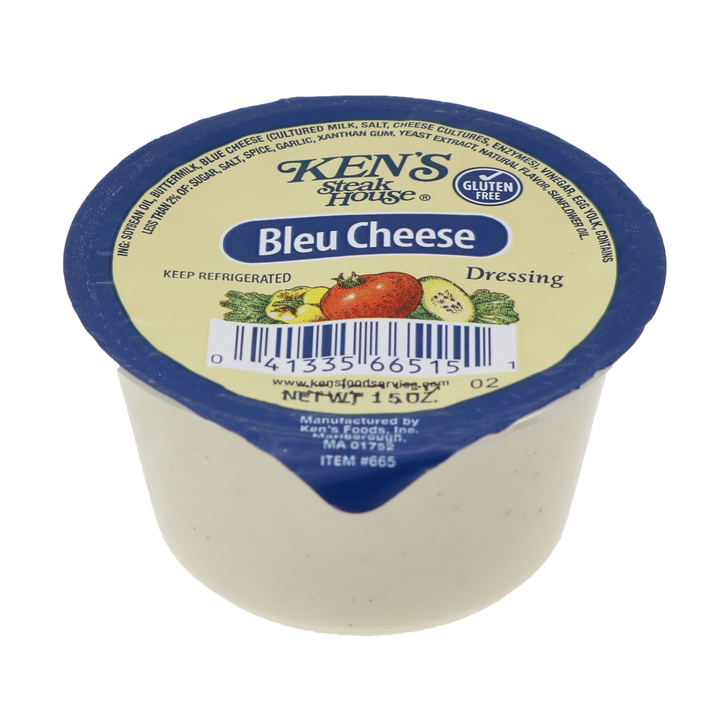 Ken's Steakhouse Blue Cheese Dressing Cup Shop Salad Dressings at HEB