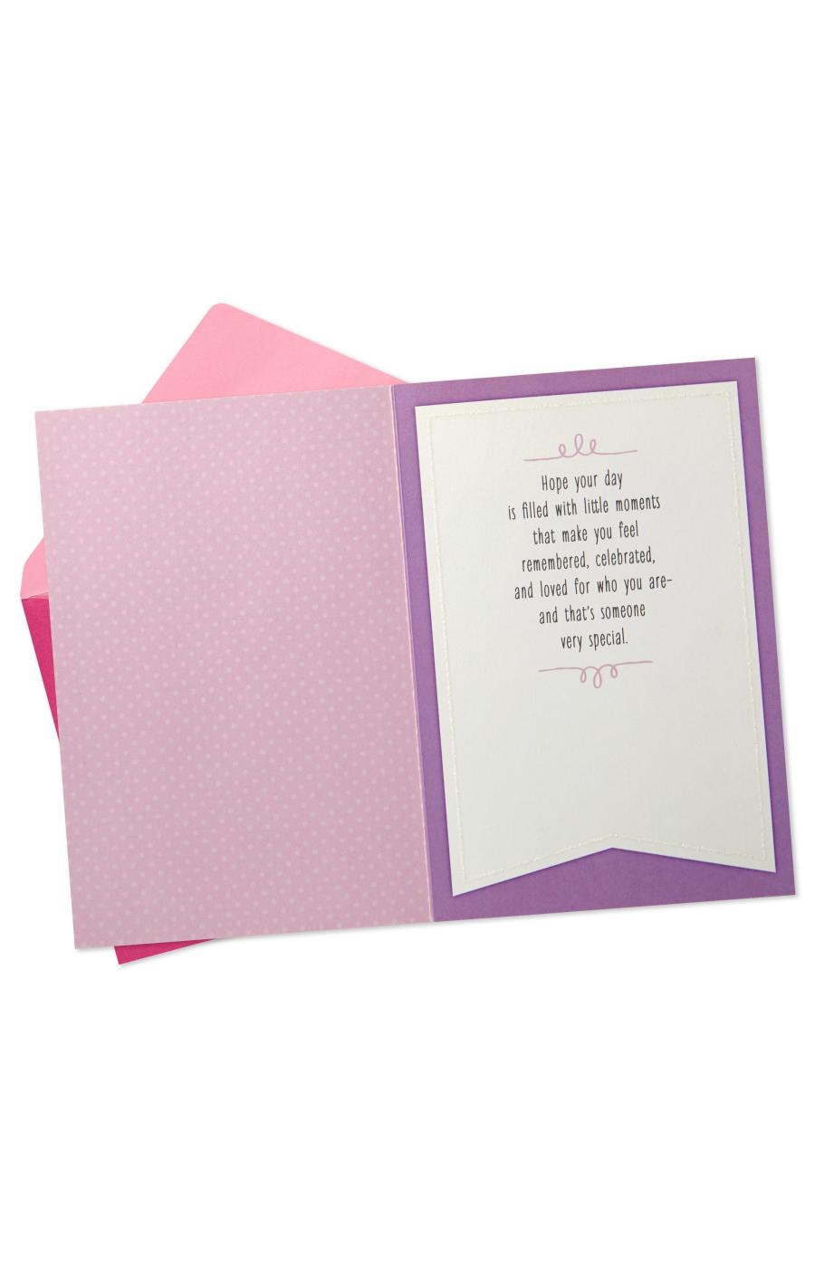 Hallmark Confetti Balloons Birthday Card - E25, E13; image 3 of 4