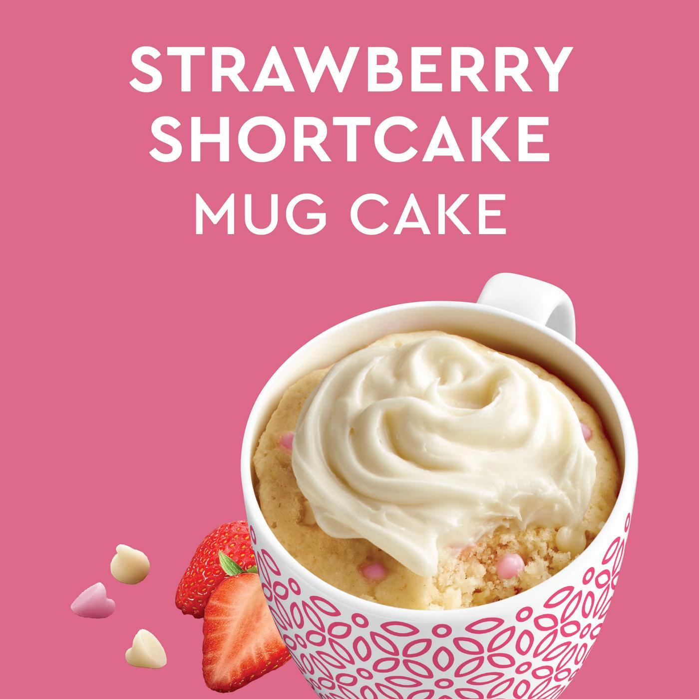 Duncan Hines Mug Cakes Strawberry Shortcake Mix with Frosting; image 2 of 7