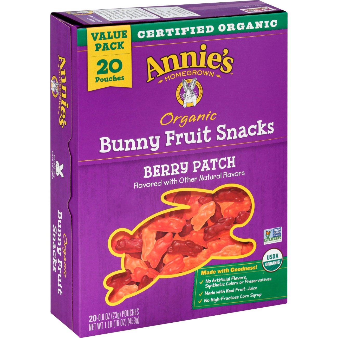 Annie's Homegrown Organic Berry Bunnies Cereal - Shop Cereal at H-E-B